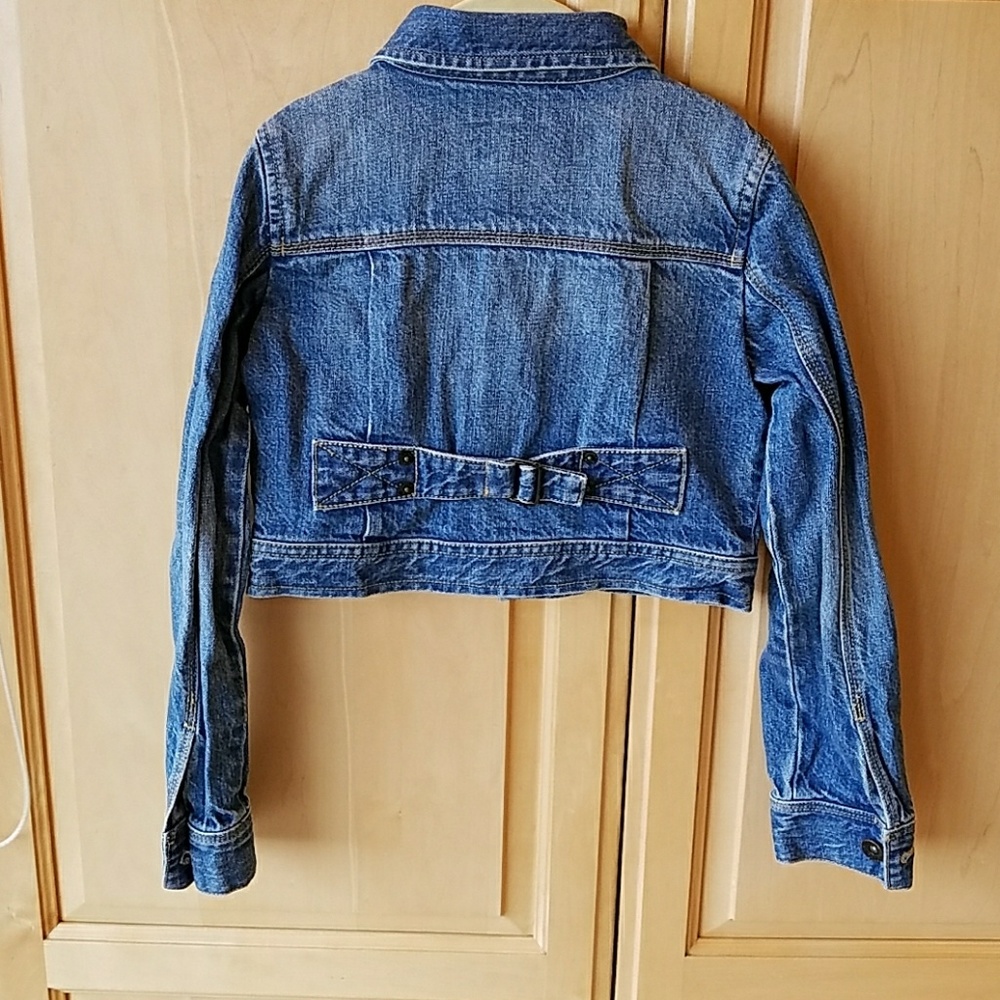 Ralph Lauren cropped jean jacket - Picture 3 of 7